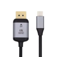 Xiwai 1.8m USB 3.1 Type C USB-C Source to DisplayPort DPディスプレイラップトップ用オス4Kモニターケーブル（USB-CからDP） 0