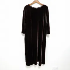 #wnc レジァンス REGENCE ワンピース F こげ茶 ベロア調 レディース [944474]のサムネイル