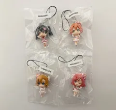 【未開封】 ラブライブ 矢澤にこ 西木野真姫 高坂穂乃果 星空凛 フィギュアストラップ きゅんキャラアクセント 一番くじプレミアム 4点セット 【まとめ売り】