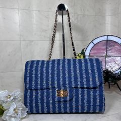 ハンドメイド　デニムバッグ　ハンドバッグのサムネイル