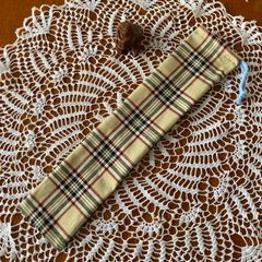 ドラムスティック·リコーダーケース☆シンプル系☆タータンチェック