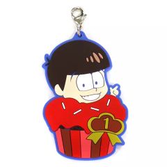 [중고] 키홀더·마스코트(캐릭터) 오소마츠 컵케익 오소마츠씨 고무 마스코트 [이치반 쿠지 오소마츠씨~파티셰·이야미에서 일할 수 없다!~] I상