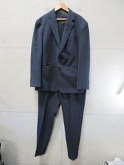 SELECT スーツセレクト ジャケット＆ベスト＆パンツ3点セット ストライプ柄 3ピース ネイビー系 AB4サイズ BLKP2250