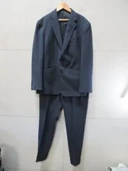 SELECT スーツセレクト スーツ 3点セット ストライプ柄 3ピース ネイビー系 AB4サイズ BLKP2250
