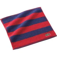【新品・3営業日で発送】内野(UCHINO) ラコステ Lペルマナント タオルハンカチ レッド LV7099Z_R