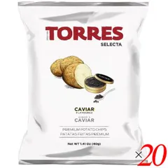 ポテトチップス ポテチ 高級 トーレス キャビア風味 40g 20個セットのサムネイル