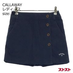 キャロウェイ☆綿93%混☆巻きスカート風☆キュロット【サイズM