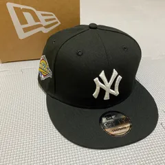 《NEWERA》ニューエラ　ニューヨーク　ヤンキース　9FIFTY　スナップバック　キャップ　ブラック　つば裏　バンダナ　ライトブラウン　ワールドシリーズ　サイドパッチ
