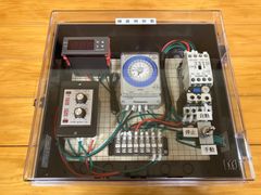 三相 ポンプ 制御盤 フロートセット 5.5kw相当 漏電遮断器 75AT