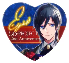 【中古】バッジ・ピンズ(キャラクター) 寺光唯月 サイン入りハート型缶バッジ(通販.ver) 「B-PROJECT 2nd Anniversary GOODS DAY DARK in the HALLOWEEEEN」 グッズ購入特典