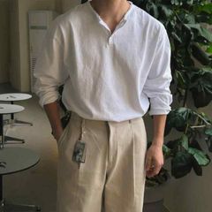 ARGUE COTTON SILK MODEST HENLY T-SHITS - メルカリ