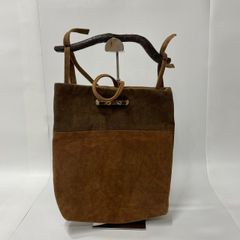 ★-27 友禅工房 ほり KYOTO ハンドバッグ ブラウン 特殊バッグ ウッドハンドル レディース バッグ
