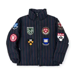 美品◎VANJACKET ダウンジャケットワッペン刺繍2way M