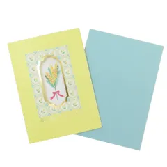 【メール便】グリーティングカード バースデーカード ミモザ Green Flash メッセージカード 誕生日 グッズ 