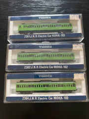 TOMIX 国鉄電車モハ102形 （うぐいす）国鉄クハ103形 （うぐいす）国鉄電車モハ103形 （うぐいす） ３点セット