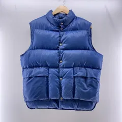 【中古】L.L.Bean 60-70s ダウンベスト ブルー M-L相当 エルエルビーン[24]
