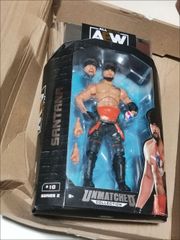 AEW プロレスリング フィギュア 可動式 アクションフィギュア リング 選手 モデル コレクション 人形 置物