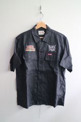 HYSTERIC GLAMOUR リネンワークシャツ ヒステリックグラマー 半袖シャツ