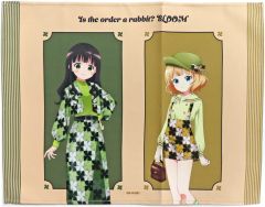 [중고] 식기 치야 & 샤로 랜천 매트 [DMM 스크래치! 주문은 토끼입니까? BLOOM 제 2 탄] C-2 상