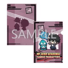【新品・公式】僕のヒーローアカデミア×サンリオ クリアファイルA 荼毘・ハンギョドン 公式グッズ colleize