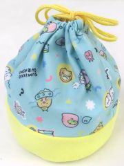 [중고] 가방 블루 × 옐로우 신비한 친구 건착 파우치 [스미코구라시]