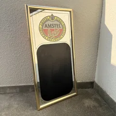 メニューボード】AMSTEL LIGHT BEER バーミラー パブミラー チョーク