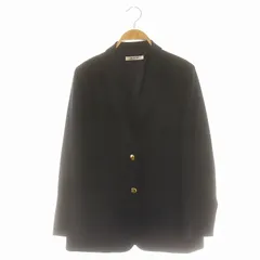 ルージュヴィフ Rouge vif ツィルシングルジャケット2 テーラードジャケット 金ボタン 36 S 濃紺 ダークネイビー /AQ ■OSのサムネイル
