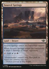 【中古】マジックザギャザリング 0264[L]：【OTJ】【FOIL】Soured Springs/不快な泉