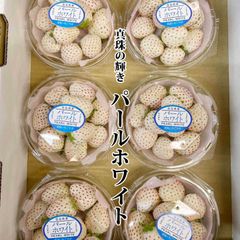奈良県産 ブランドいちご パールホワイト 1ケース（6パック入）