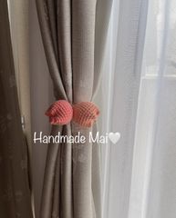 2個セットチューリップ🌷カーテンタッセル　編み物　ハンドメイド