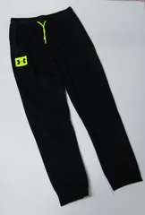 UNDER ARMOUR アンダーアーマー 1366338 ランニング ジョギング キッズ ジュニア 子供 スウェット パンツ ブラック YXL