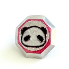 【パンダ】ピカピカ加工ベーゴマ