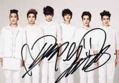 【中古】生写真(男性) ☆CROSS GENE/集合(6人)/CASPER直筆サイン入り・横型/CD「Love ＆ Peace/sHi-tai!」イベント特典生写真
