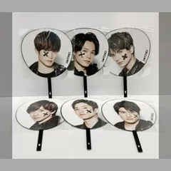【中古品】 SixTONES Rough xxxxxx ラフスト うちわ セット ジェシー 京本大我 松村北斗 髙地優吾 森本慎太郎 田中樹 【086-250621-ma-04-izu】