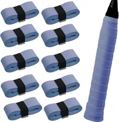 fogman グリップテープ テニス バドミントン テニスラケット ゴルフ 野球 10本セット(ブルーグレー)