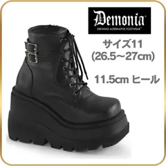 新品未使用⭐️ Demoniaデモニア 厚底 ブーツ24cm黒M6 楽天市場】demonia デモニア 厚底 ブーツ ショートブーツ 厚底