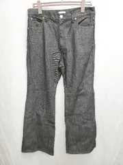 ◇ Θ LOWRYS FARM ローリーズファーム ワイド ジーンズ デニム パンツ 縦M　横2XL- ブラック レディース P  【1410160000786】