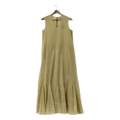 【美品】  MARIHA / マリハ | NOBLE別注 夏の月影のドレス コットン Vネック ワンピース | 36 | イエロー | レディース