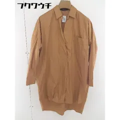 ◇ AZUL BY MOUSSY アズールバイマウジー Vネック 長袖 膝丈 ワンピース サイズS ブルー レディース  【1110110007130】のサムネイル
