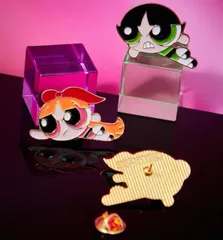 【新品】パワーパフガールズ ピンバッチ 3点セット