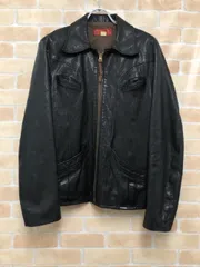 インディアンモーター　レザースタジャン クリーニング済 Yahoo!オークション -「インディアンモーターサイクル 革」の