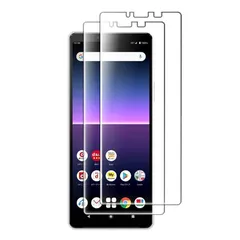 【人気商品】【2枚セット】 Sony Xperia 10 II ガラスフィルム 強化ガラス 液晶 ガラス 超薄型 保護フィルム docomo SO-41A / au SOV43 日本旭硝子素材AGC 高透過率 硬度9H 飛散防止 Xperia 10 II do