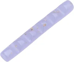 lulubelle ネイルアートペンホルダー ジェルネイル 筆置き ブラシスタンド 5 グリッド シンプル 軽量 安定(パープル)