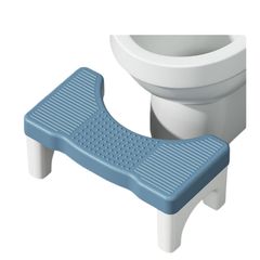 【新着商品】補助踏み台 多機能 (ブルー) 持ち運び 滑り止め付きトイレ足台子供から大人まで 足置き台 高さ17cm トイレステップ 踏み台 トイレ踏み台