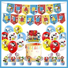 06 スヌーピー 風船 バルーン パーティー 誕生日 飾り付け パーティー誕生日 結婚式 パーティー 記念日 誕生日 二次会 子供会