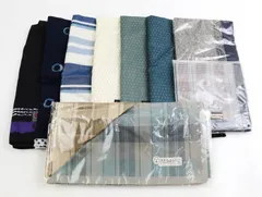 ギ・ラロッシュ ポロ・ラルフローレン他 ハンカチ 9点セット 未使用 ブランド まとめて 大量 小物 メンズ 【中古】