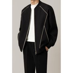 CULLNI】18aw レイヤージップアップブルゾン black1 - メルカリ