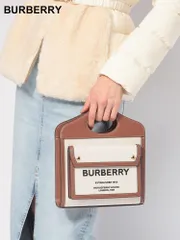 BURBERRY (バーバリー) 2WAY ミニポケット ハンドショルダーバッグ BBL8039361 レディース (ブラウン)