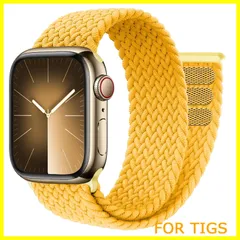 【在庫処分】編組ソロループ コンパチブル アップルウォッチ バンド レディース/メンズ、コンパチブル Apple watch バンド Ultra2 Ultra 49mm se 9 8 7 5 6 4 3、ナイロン スポーツ ベルト マジックテープ 通気 軽量