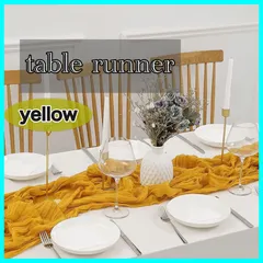 イエロー　チュール　テーブルランナー　ウェルカムスペース　背景布　フォト　撮影